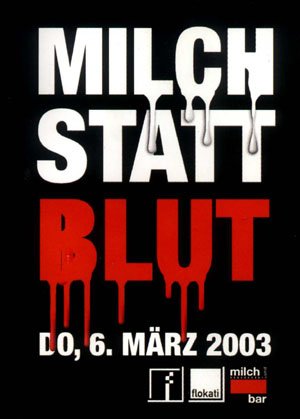 Milch statt Blut. flokati